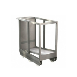 Smoke spit wagon stainless steel 900 mm x 600 mm H 800 mm product photo