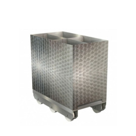 Smoke spit wagon stainless steel 600 mm x 400 mm H 710 mm product photo