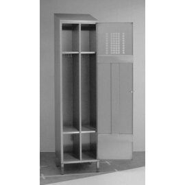 clothes locker 500 mm  x 500 mm  H 1950 mm with wing door closure Knebel product photo