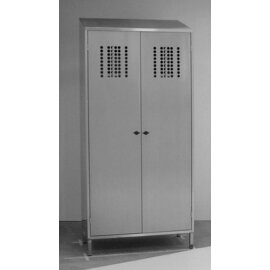 clothes locker 950 mm  x 500 mm  H 1950 mm with 2 wing doors closure Knebel product photo