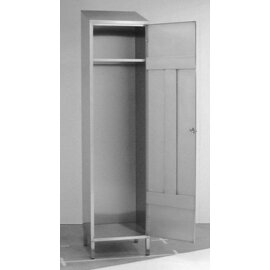 detergent cabinet | supply cabinet with upper shelf with wing door product photo