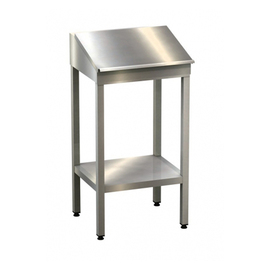 standing desk wheeled stainless steel material thickness 1.5 mm H 1200 mm product photo