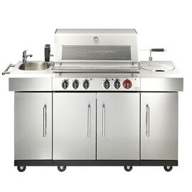 Gas grill &quot;Kansas 4 SIK Profi Turbo &amp; SimpleClean&quot;, grill spit is not included in the scope of supply product photo