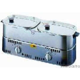 Multi-gas sausage heater, stainless steel, 2 x 1.35 KW, content: 2 x approx. 10 ltr. product photo