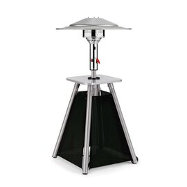 patio heater Trendstyle black silver coloured floor model product photo  S