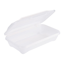 reusable meal tray GN 1/4 PP white | 1 compartment 1250 ml product photo