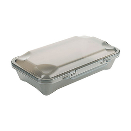 reusable meal tray GN 1/4 PP grey | 1 compartment 1250 ml product photo  S