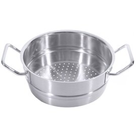 steamer insert 5 ltr stainless steel round  Ø 240 mm  H 120 mm product photo