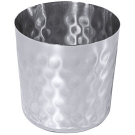 serving bucket stainless steel hammered surface Ø 85 mm H 85 mm product photo