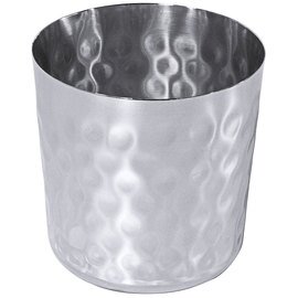 serving bucket stainless steel hammered surface Ø 85 mm H 85 mm product photo
