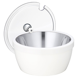 cooling bowl: 1.5 ltr: white with lid product photo  S