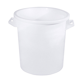 plastic barrel polyethylene white 35 ltr  Ø 345 mm  H 410 mm product photo