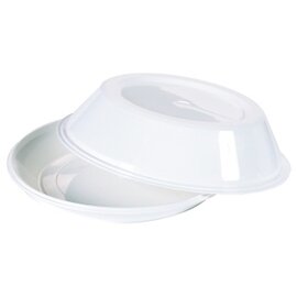 plate dome 2-part polypropylene white  H 100 mm maximal plate Ø 285 mm product photo