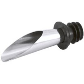 wine bottle pourer | stainless steel | rubber L 90 mm tube Ø 23 mm freely dosed product photo