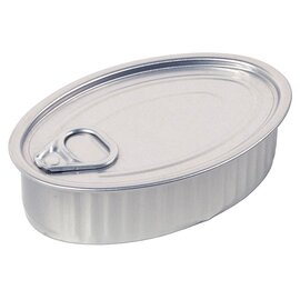 food tin can 125 ml with lid  L 105 mm  B 65 mm  H 30 mm product photo
