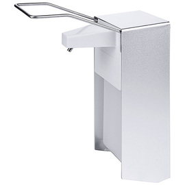 disinfectant dispenser | soap dispenser aluminium with arm lever wall model 1000 ml 95 mm H 320 mm product photo