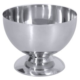 sundae dish 250 ml stainless steel round Ø 105 mm H 80 mm product photo  L