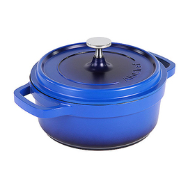 casserole 2.4 ltr cast aluminum blue | suitable for induction product photo  S