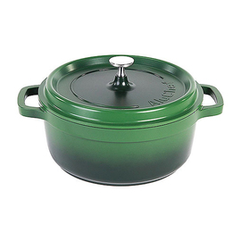 casserole 4 ltr cast aluminum green | suitable for induction product photo