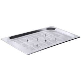 carving plate GN 1/1 perforated stainless steel product photo