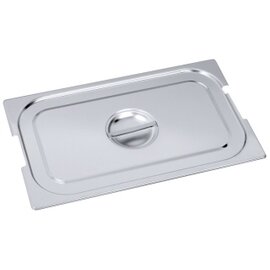 GN lid GN 73 GN 1/1 stainless steel | cutouts for drop handles and spoon product photo