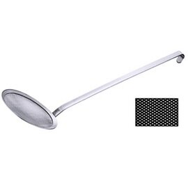 mesh skimmer Ø 160 mm • perforated | finely meshed | handle length 400 mm product photo