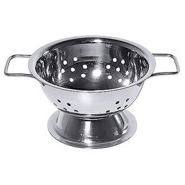 mini colander stainless steel | Ø 85 mm  H 60 mm product photo
