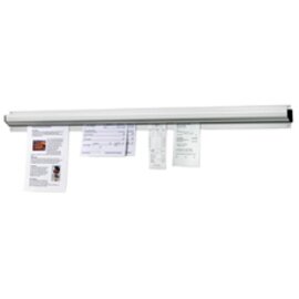 memo holder aluminium for wall mounting  L 910 mm product photo