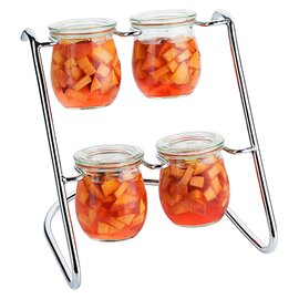 serving rack | 4 Weck® glass jars | 210 mm x 220 mm H 215 mm product photo