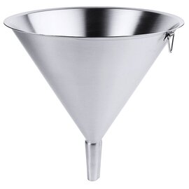 funnel 100 ml stainless steel  Ø 90 mm passage Ø 13 mm  H 120 mm product photo