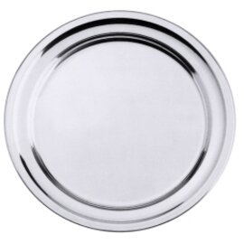 roast meat plate stainless steel beaded rim Ø 370 mm  H 28 mm product photo