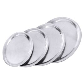 serving tray stainless steel shiny | oval 200 mm  x 145 mm product photo
