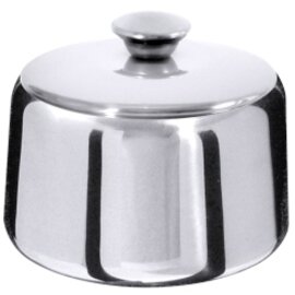 sugar jar with lid 230 ml stainless steel shiny Ø 80 mm H 50 mm product photo