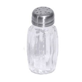 salt shaker glass stainless steel  Ø 40 mm  H 100 mm  • 15 holes  | 12 pieces product photo