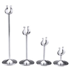 banquet card stand • stainless steel Ø 80 mm H 100 mm product photo