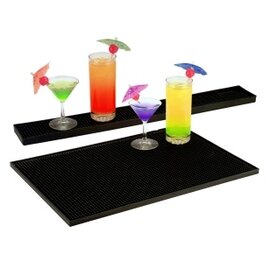 bar mat plastic black with nubs 450 mm x 300 mm H 10 mm product photo