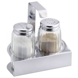 cruet • salt|pepper glass stainless steel H 115 mm product photo