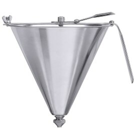 fondant funnel|liquor funnel 1500 ml yes stainless steel  Ø 180 mm passage Ø 4 mm|6 mm|8 mm  H 180 mm product photo