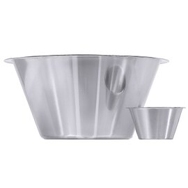 bowl stainless steel  Ø 120 mm base Ø 75 mm  H 70 mm product photo