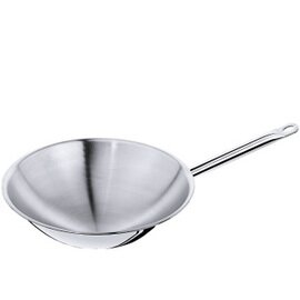 wok MULTIPLY stainless steel aluminium  | 5.5 ltr  Ø 360 mm | long handle | round bottom product photo
