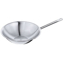 wok MULTIPLY stainless steel aluminium  | 5.5 ltr  Ø 360 mm  H 90 mm | long handle | even bottom product photo