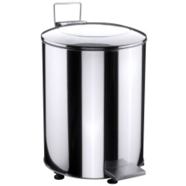 pedal bin stainless steel 50 ltr shiny product photo