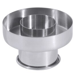 donut cutter  • wreath  | stainless steel Ø 80 mm  H 50 mm product photo