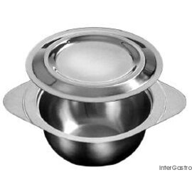 soup cup 150 ml stainless steel round double-walled Ø 85 mm H 45 mm product photo