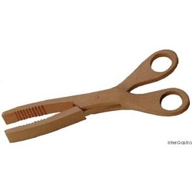 cucumber tongs wood beech natural-coloured untreated  L 280 mm product photo