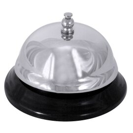 reception bell metal chromed  Ø 85 mm product photo