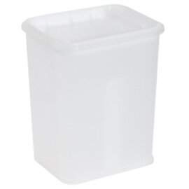 Storage Tin | Gewürzdose with lid polyethylene white 2 ltr  L 170 mm  B 140 mm  H 150 mm product photo