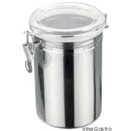 storage container with lid acrylic 18/10 0.7 ltr  Ø 125 mm  H 95 mm product photo