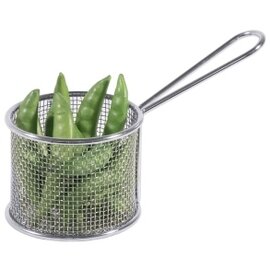 serving frying basket  Ø 85 mm  H 75 mm handle length 100 mm product photo