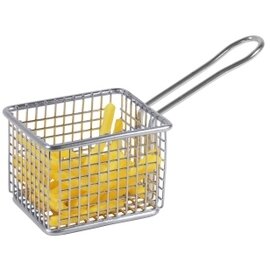 serving frying basket 100 mm  x 80 mm  H 70 mm handle length 95 mm product photo